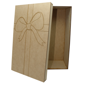 CAJA CON TAPA RECTANGULAR MDF