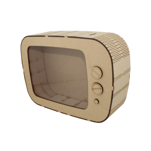 ALCANCÍA TELEVISOR MADERA