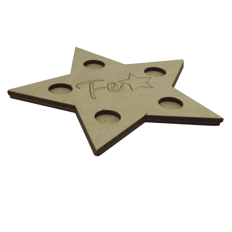 PORTAVELA ESTRELLA CRUDO